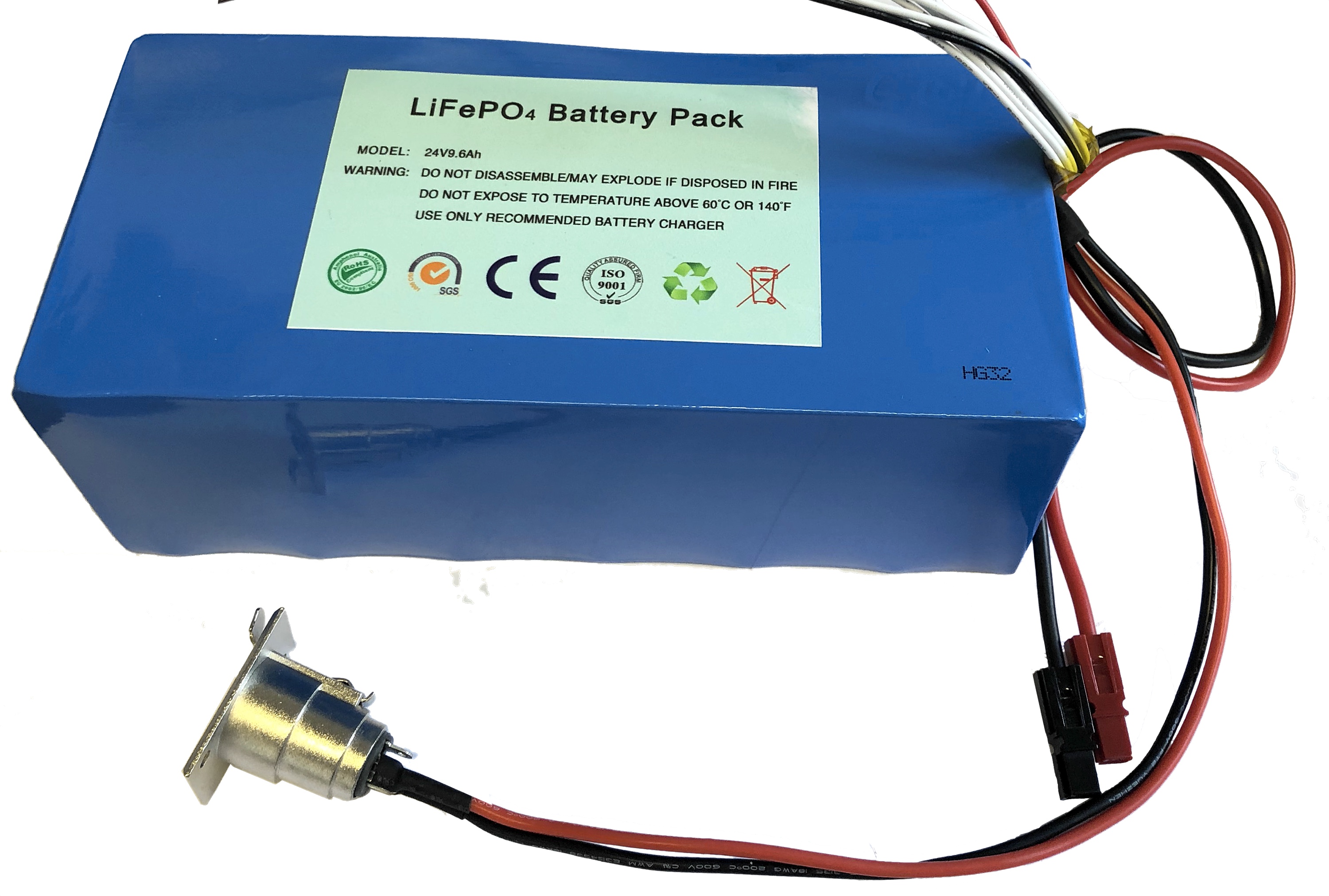 24V / 16AH / 400Wh Lithiumakku ( LiFe - LiFePo4 ) inkl. Ladegerät