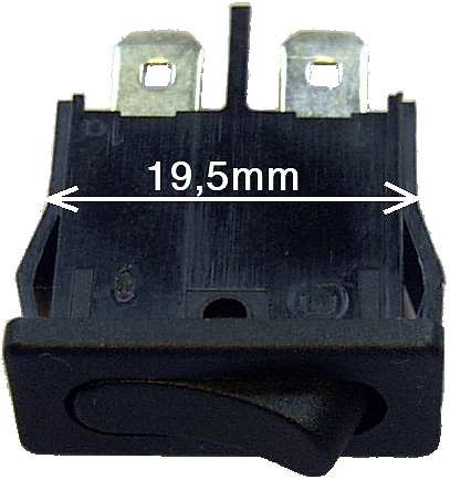 Miniaturkippschalter, ideal für den PKW - Einbau