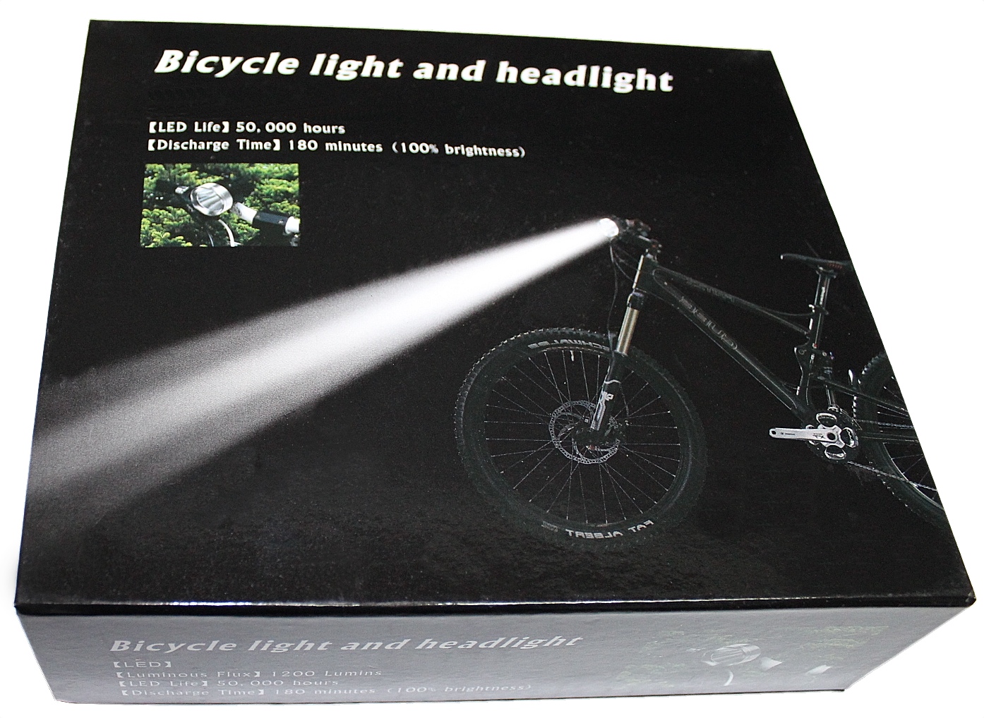 Fahrradlampe und Kopflampe EXTREM HELL inkl. Akku und Ladegerät